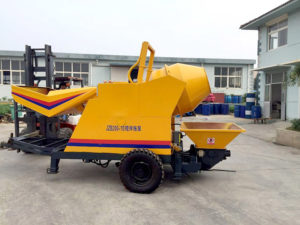 mini concrete mixer pump