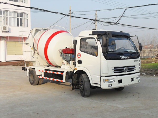 small concrete truck