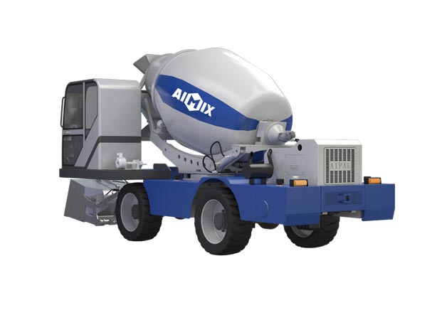 Self-Loading Concrete Mixer