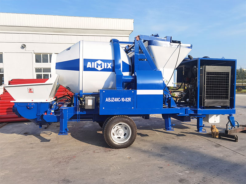 mobile concrete pump