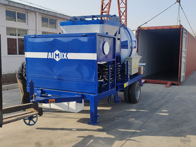 concrete mixer pump capacity