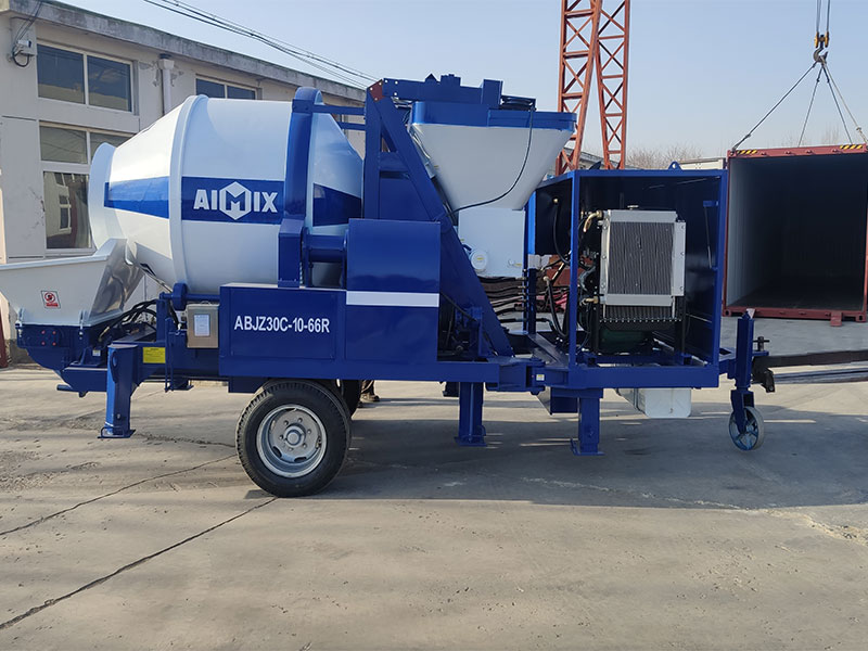 concrete mixer pump pictures