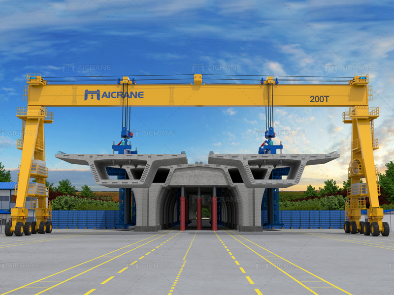 Rubber Tyred Gantry Crane for Construction