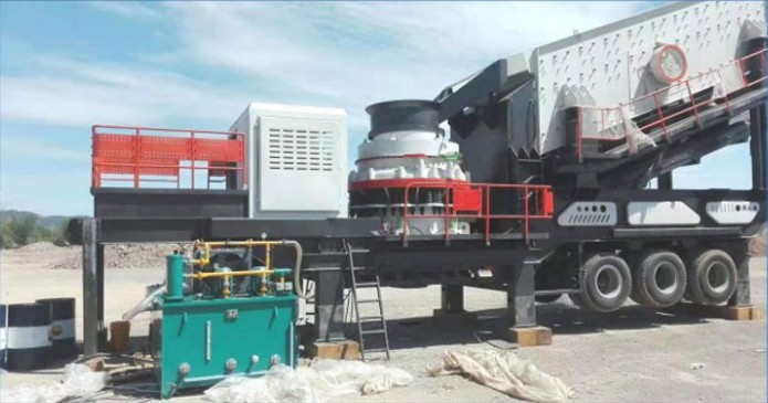 mobile stone crusher plant