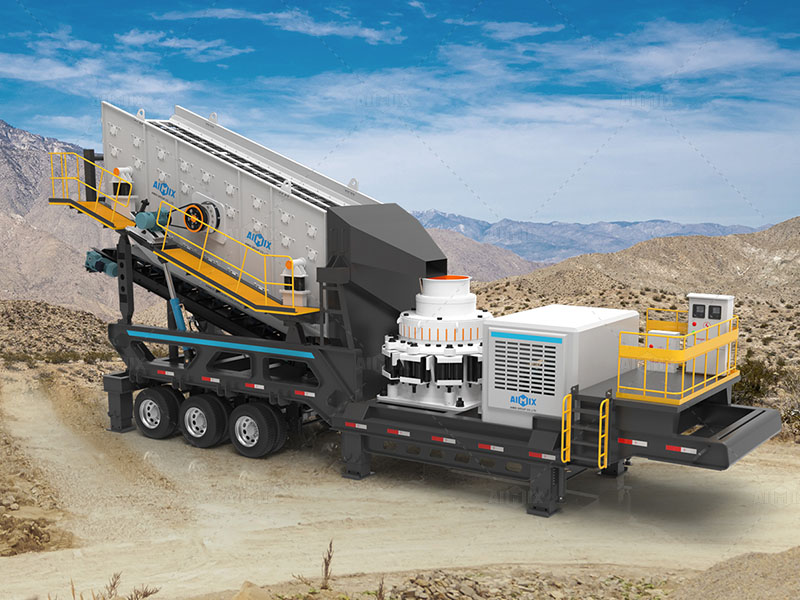 secondary mobile cone crusher plant