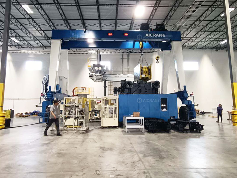 RTG rubber tyred gantry crane