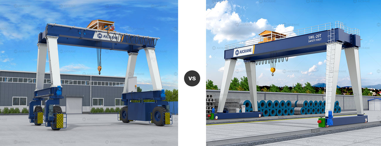 mobile vs fixed gantry crane