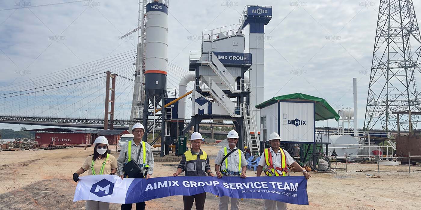 asphalt plant service team for installation and training in Myanmur