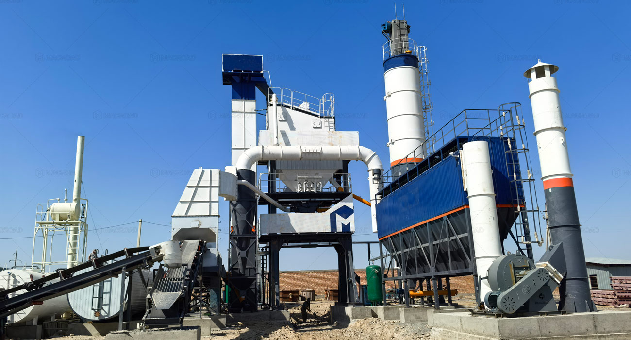 ALQ80 asphalt plant 80tph fixed batch type in Batken