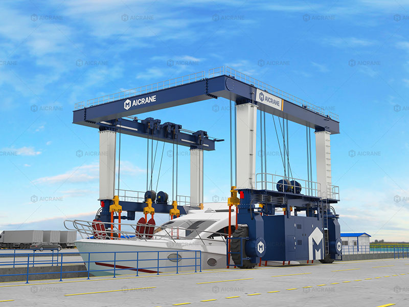100 ton marine travel lift