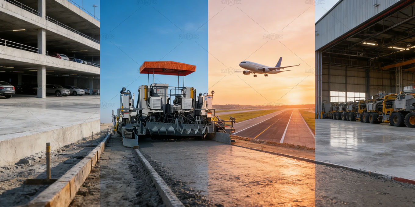 concrete paving equipment